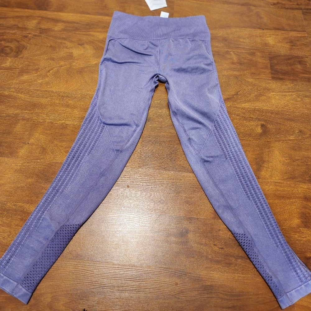 New Fabletics  Leggings Athletic Washed Violetta Sync Seamless High-Waisted 7/8 - Picture 9 of 12